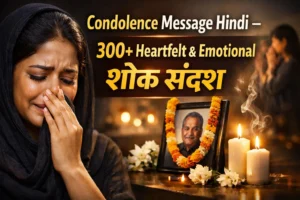 Condolence Message Hindi – 300+ Heartfelt & Emotional शोक संदेश