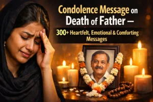 Condolence Message on Death of Father – 300+ Heartfelt, Emotional & Comforting Messages